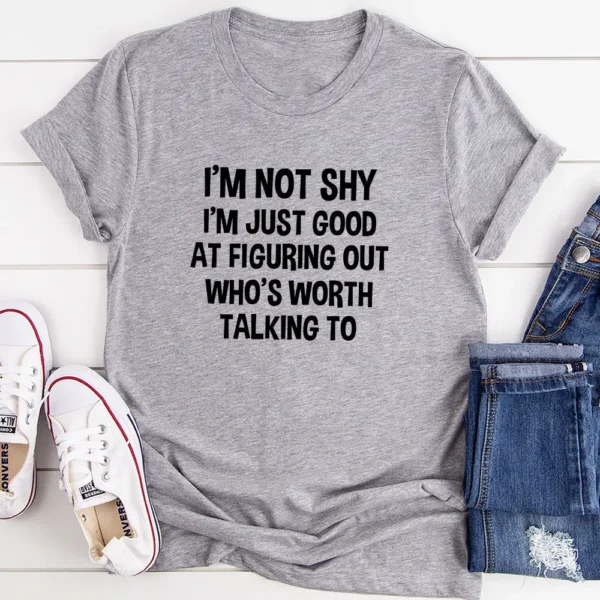 I'm Not Shy T-Shirt - Image 7