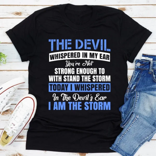 The Devil Whispered In My Ear T-Shirt - Image 2