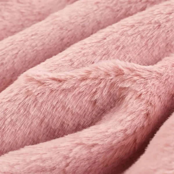 Kids' Coat Faux Fur Pink 140 - Image 6