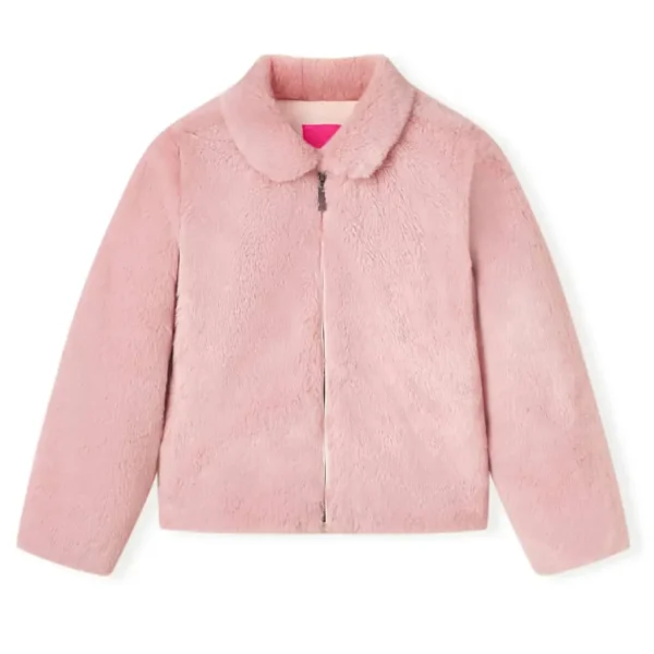 Kids' Coat Faux Fur Pink 92