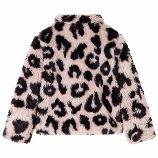 Kids' Coat Faux Fur Light Pink 92 - Image 2