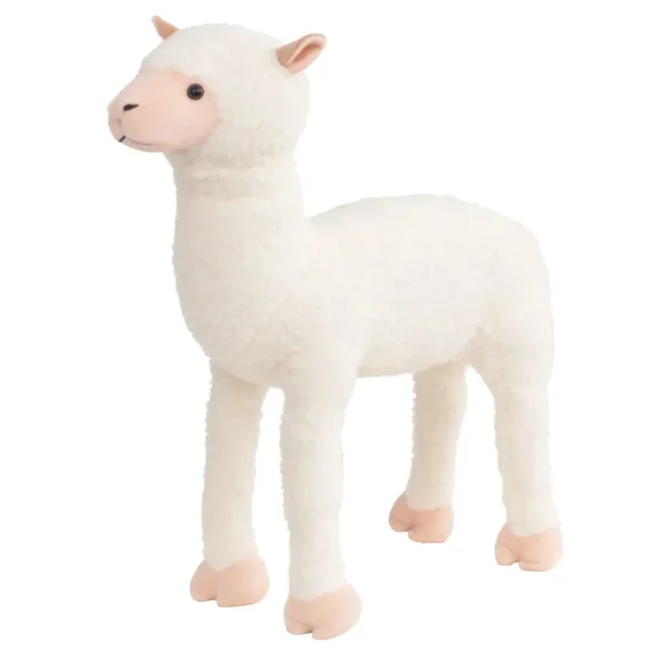 vidaXL Standing Plush Toy Alpaca White XXL - Image 6