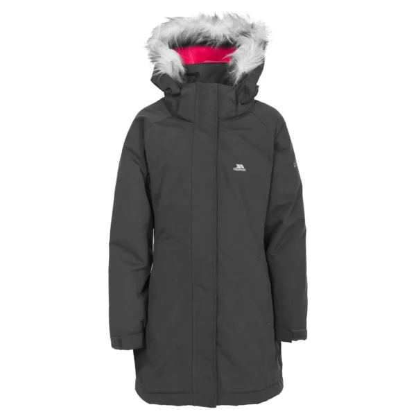 Girls Trespass Fame Waterproof Parka Jacket - Image 14