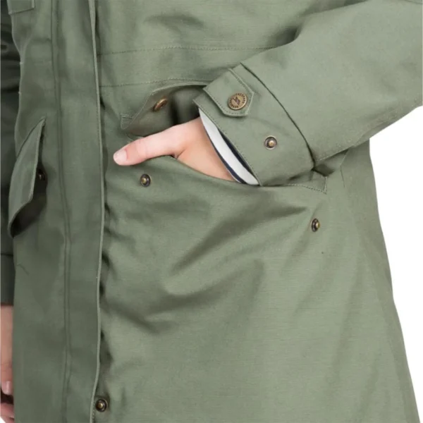 Ladies Faithful Waterproof Parka Jacket - Image 5