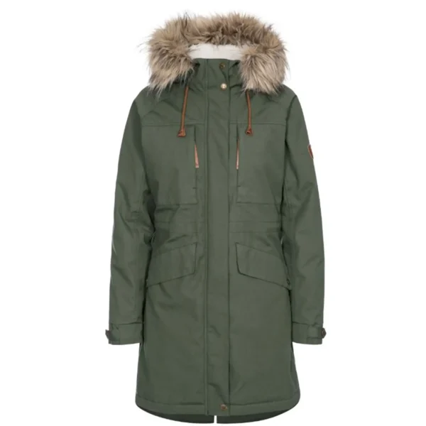 Ladies Faithful Waterproof Parka Jacket - Image 6