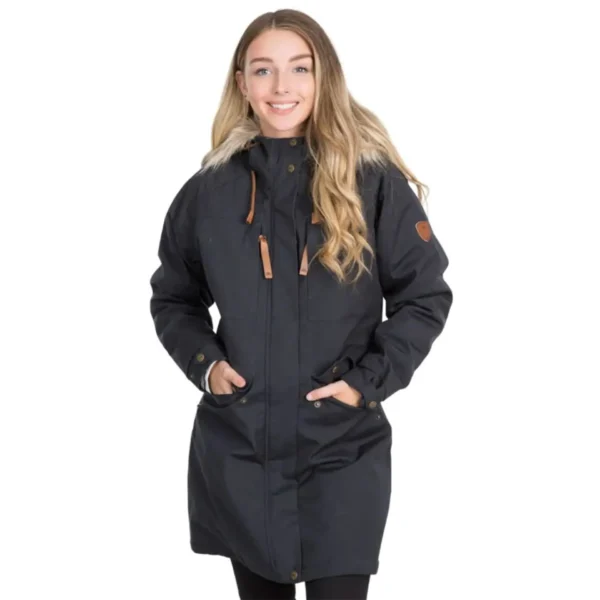 Ladies Faithful Waterproof Parka Jacket - Image 8