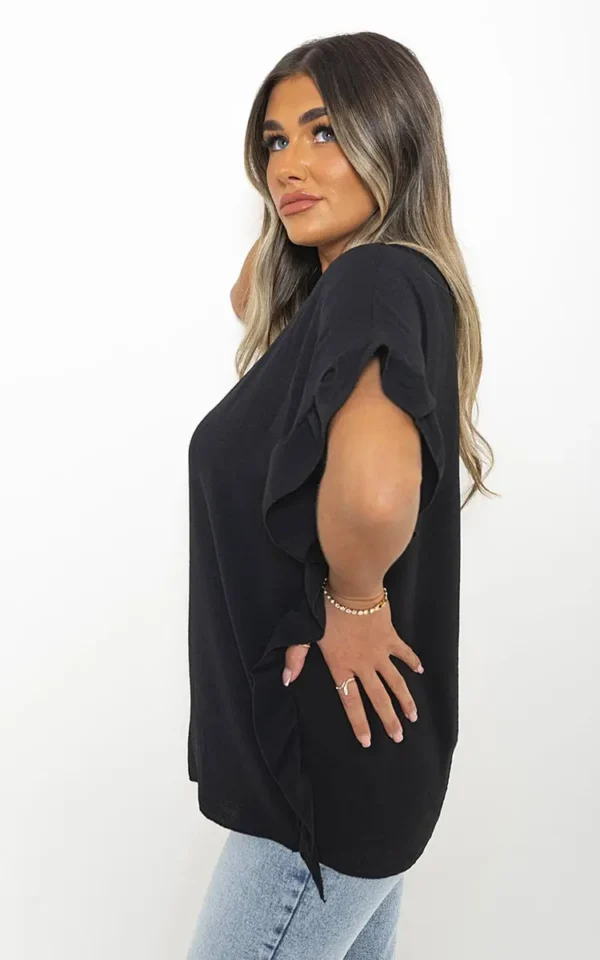 Frill Sleeve Top - Image 4