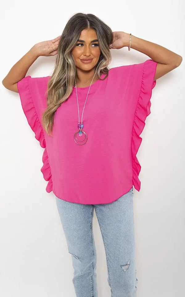 Frill Sleeve Top - Image 6