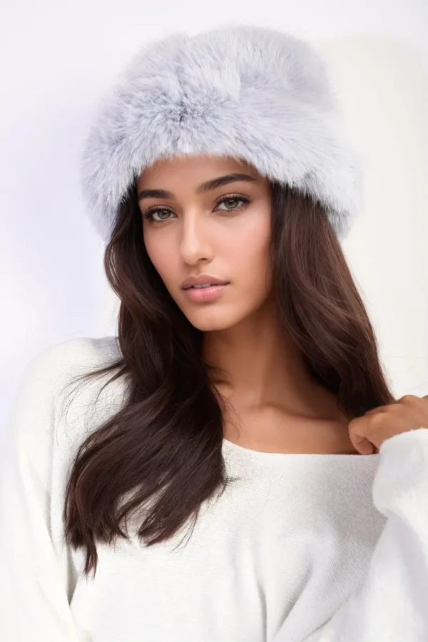 Fluffy Faux Fur Winter Hat - Image 6