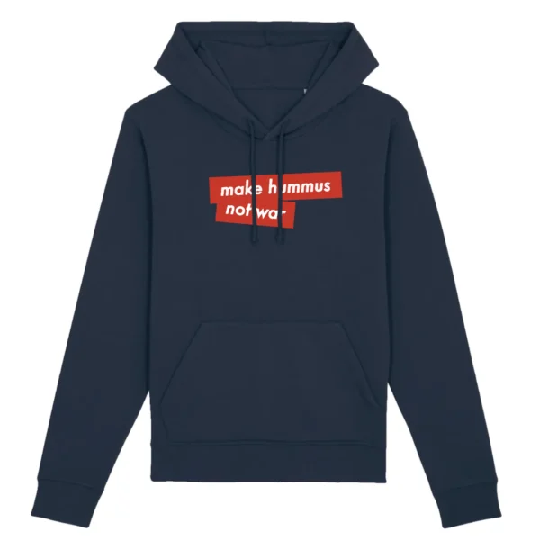 Make Hummus not War - Organic Cotton Hoodie - Image 2