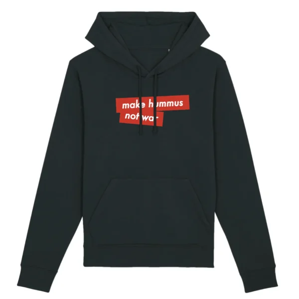 Make Hummus not War - Organic Cotton Hoodie - Image 6