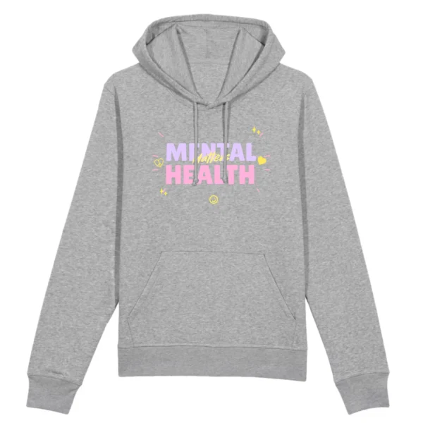 Mental Health Matters - Organic Cotton Hoodie - Image 6