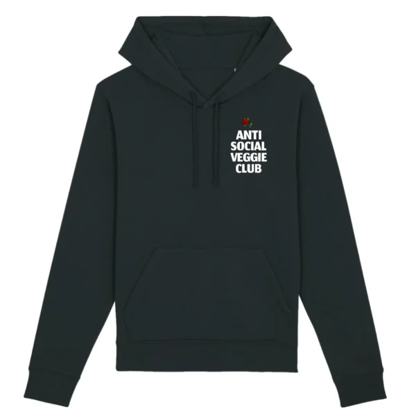 Anti Social Veggie Club - Organic Cotton Hoodie - Image 3