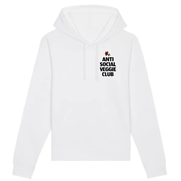 Anti Social Veggie Club - Organic Cotton Hoodie - Image 4