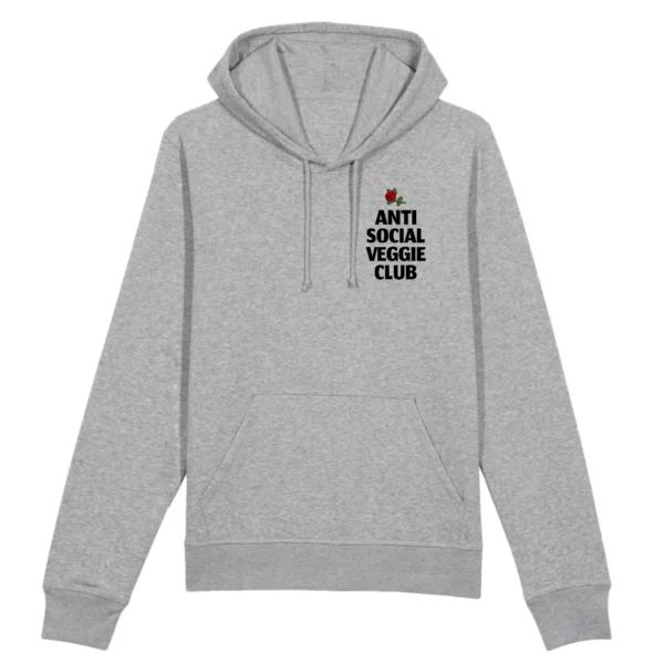 Anti Social Veggie Club - Organic Cotton Hoodie - Image 5