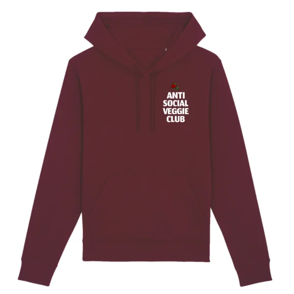 Anti Social Veggie Club - Organic Cotton Hoodie - Image 7