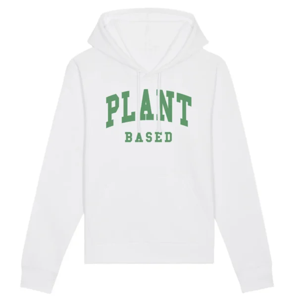 Plant Based - Unisex Organic Hoodie - Image 2