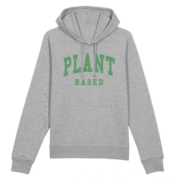 Plant Based - Unisex Organic Hoodie - Image 5