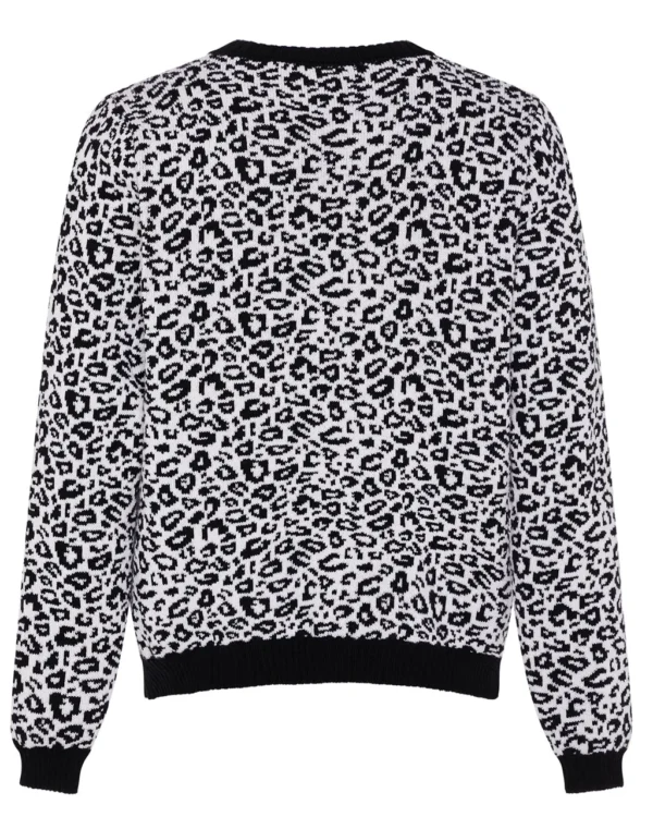 Leopard Wool & Cashmere Knitted Jumper - Image 5