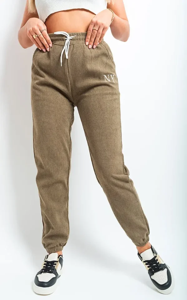 High Waisted Drawstring Trouser with Pockets - Image 4