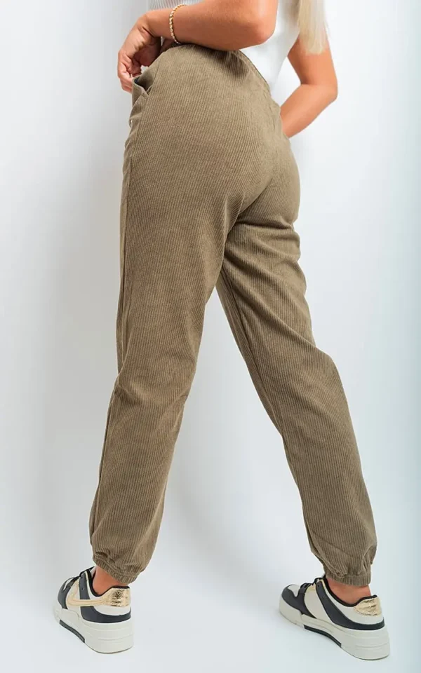 High Waisted Drawstring Trouser with Pockets - Image 5