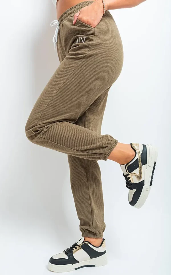 High Waisted Drawstring Trouser with Pockets - Image 7