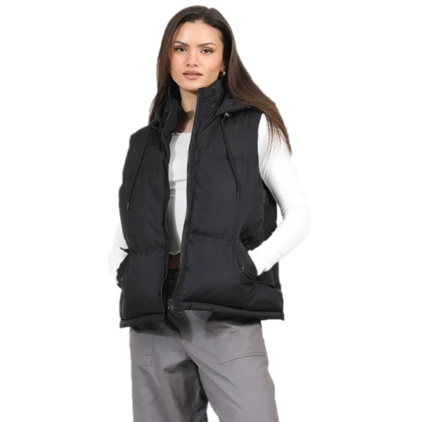 Ladies Brave Soul CELLOGIL Padded Short Length Gilet - Image 2