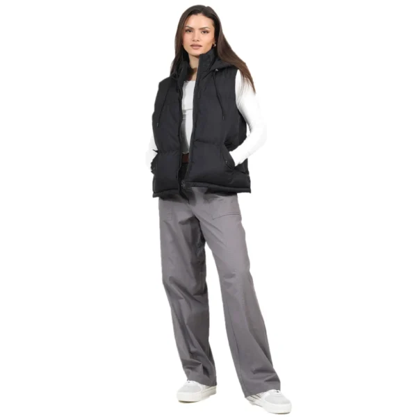 Ladies Brave Soul CELLOGIL Padded Short Length Gilet - Image 3