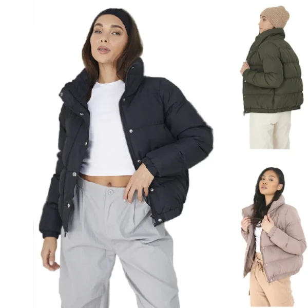 Ladies Brave Soul Slaypeach Puffer Jacket