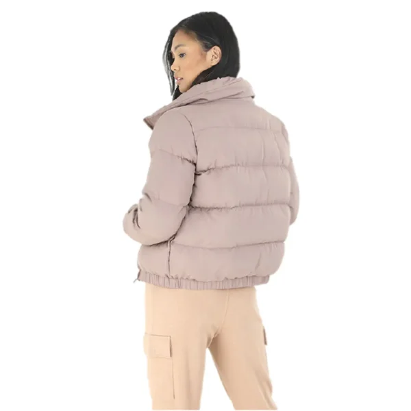 Ladies Brave Soul Slaypeach Puffer Jacket - Image 6