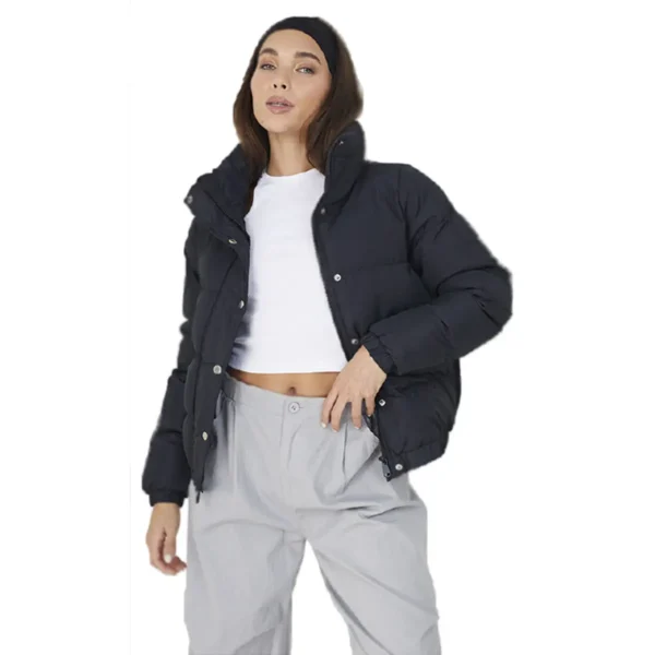 Ladies Brave Soul Slaypeach Puffer Jacket - Image 3