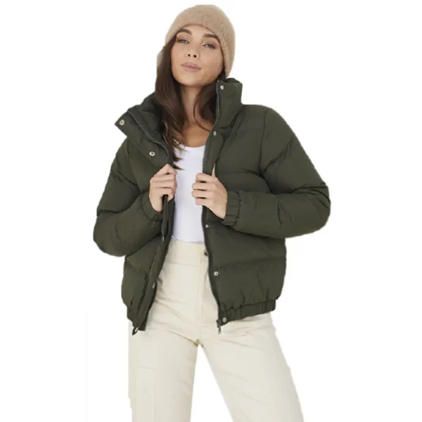 Ladies Brave Soul Slaypeach Puffer Jacket - Image 5