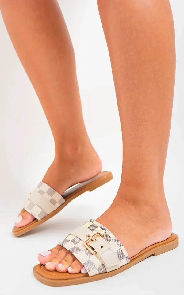 Open Toe Flat Sandals - Image 10