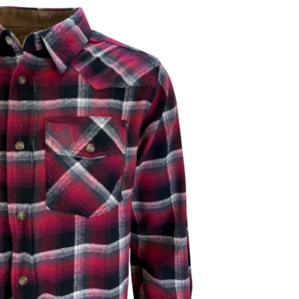 Men's Lumberjack Flannel Shirt - 6577 - Image 4