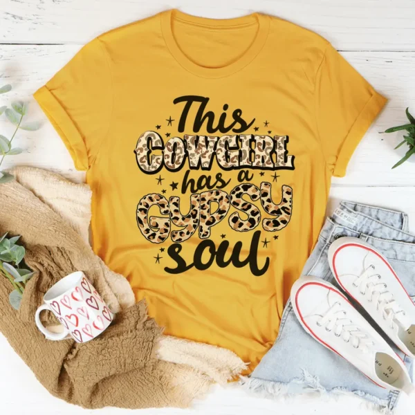 This Cowgirl Has A Gypsy Soul Tee - Image 3