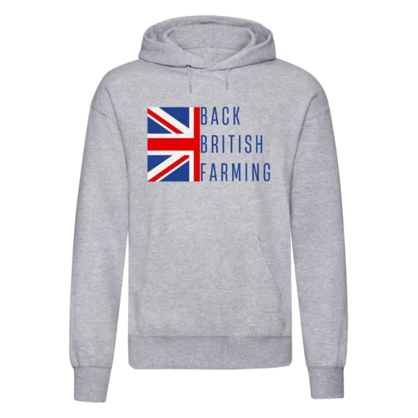 Back British Farmers Printed Hoodie - Image 2