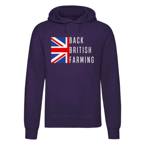 Back British Farmers Printed Hoodie - Image 7