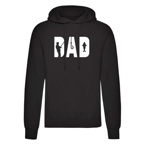 Dad Angling Printed Hoodie - Image 2