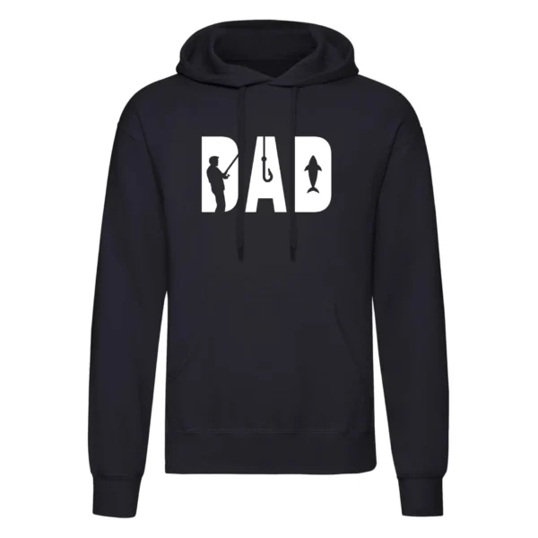 Dad Angling Printed Hoodie - Image 5