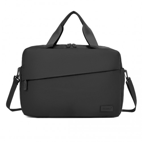 TVK2444 - Kono Water-Resistant Travel Bag with Laptop Sleeve Multi-Functional Tote for Business and Weekend Large Capacity for Men and Women - Black
