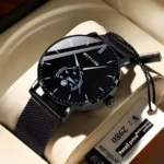 Mesh Belt Blue Dial