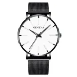 Mesh Belt Black Belt Black Shell White Surface