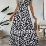 Gray Leopard Print