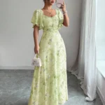 Yellow-green Print