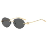 C1-Gold Frame Gray Lens