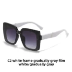 White Frame Gradually Gray Piece
