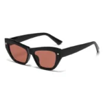 Bright Black Frame Pink Lens