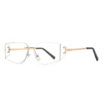 Gold Frame White Flat