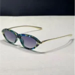Green Leopard Frame Gradually Gray Sheet