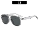 Gray Frame Black and Grey Lens